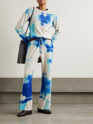 The Elder Statesman Rorschach Malibu tie-dyed cashmere sweater