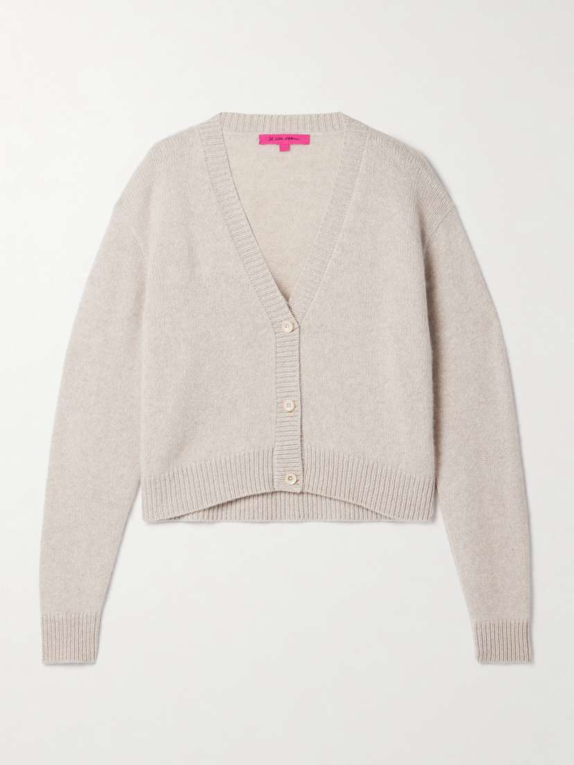 The Elder Statesman Cropped Cashmere Cardigan