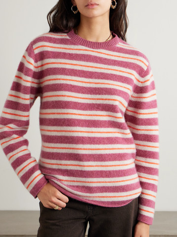 The Elder Statesman Sinful striped cashmere sweater