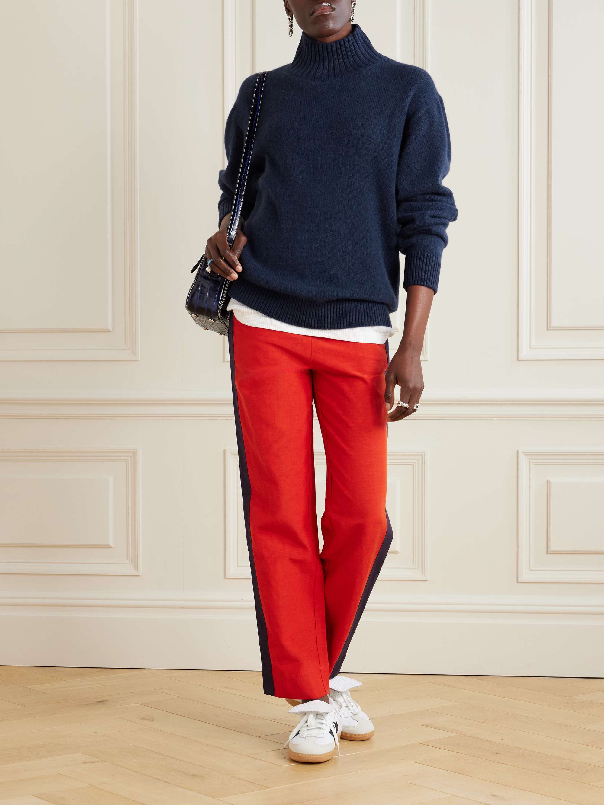 THE ELDER STATESMAN Cashmere turtleneck sweater