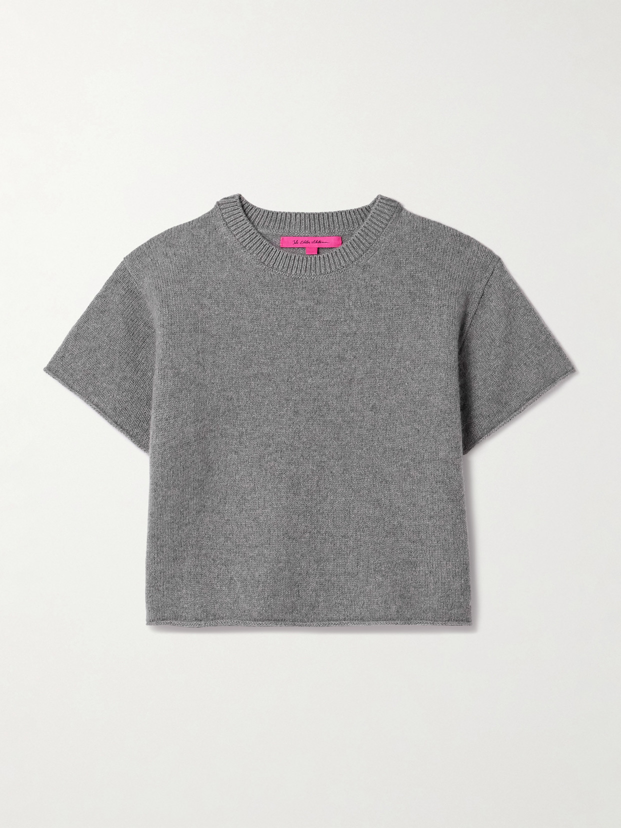 The Elder Statesman Cashmere Sweater In Gray