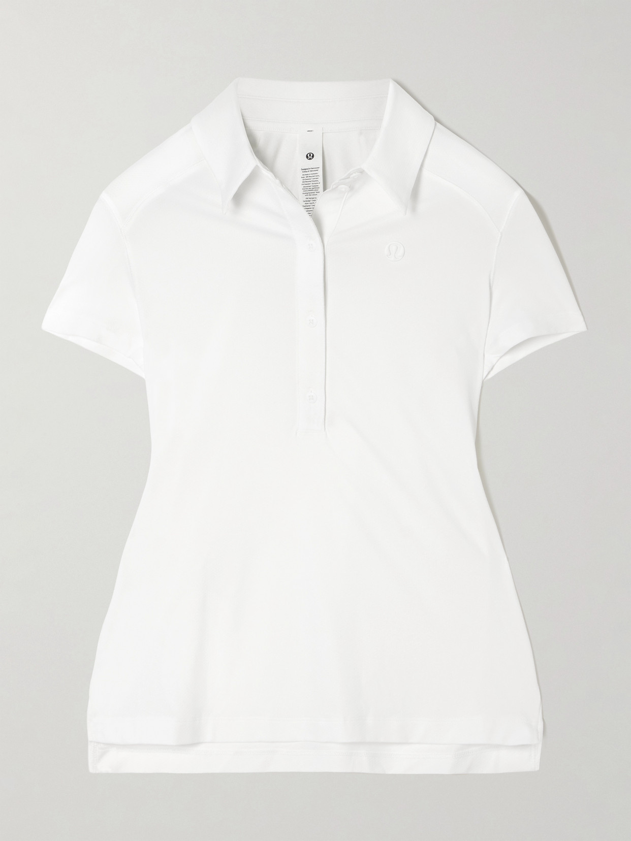 Lululemon Quick Dry Short Sleeve Stretch Recycled Polo Shirt
