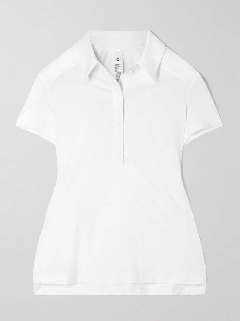 lululemon Quick Dry Short Sleeve Stretch Recycled Polo Shirt