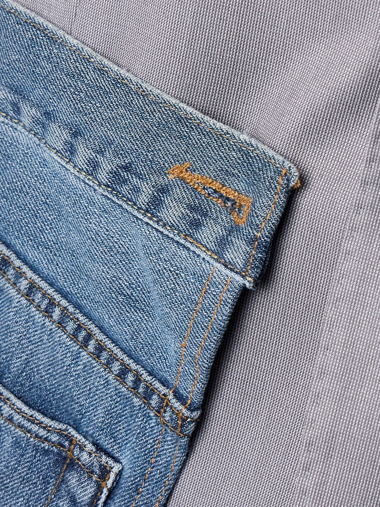 Denicoat Convertible Wool-Blend And Denim Coat