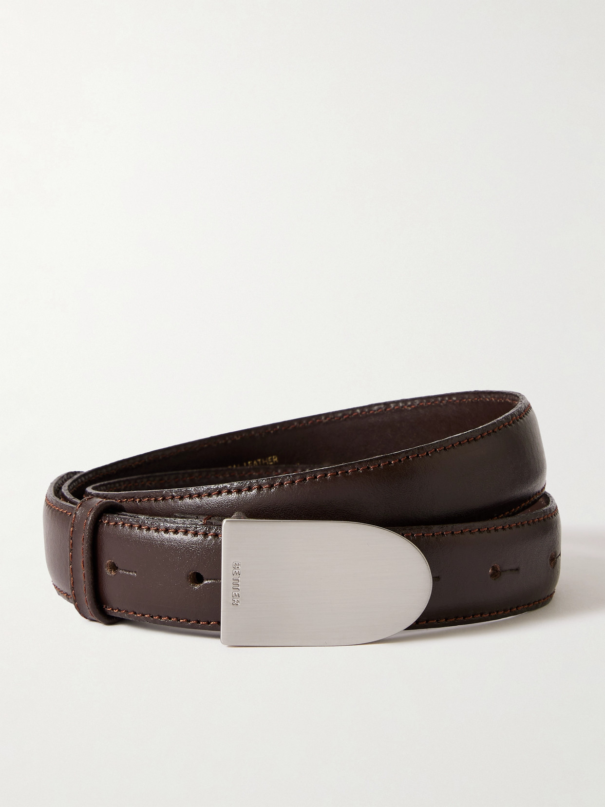 BETTTER - Leather Waist Belt - Brown