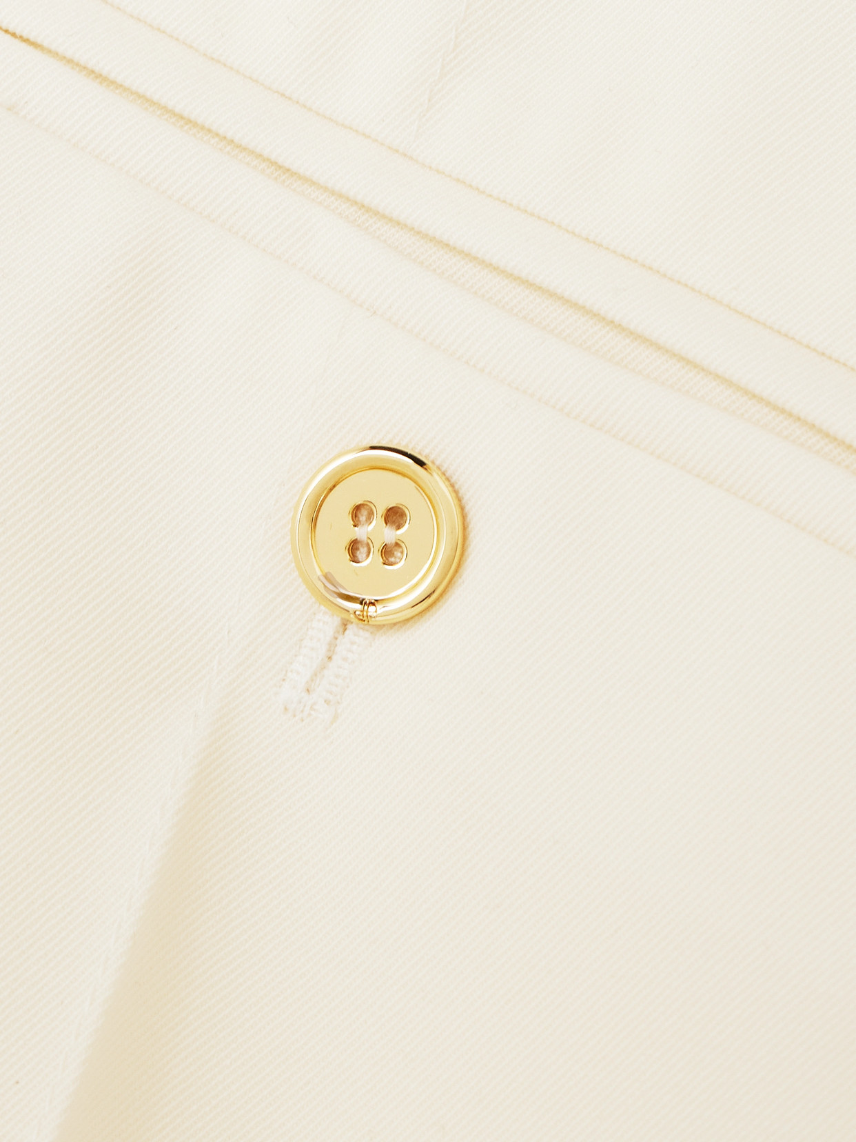Shop Patou Stretch Wool-twill Tapered Pants In Ivory