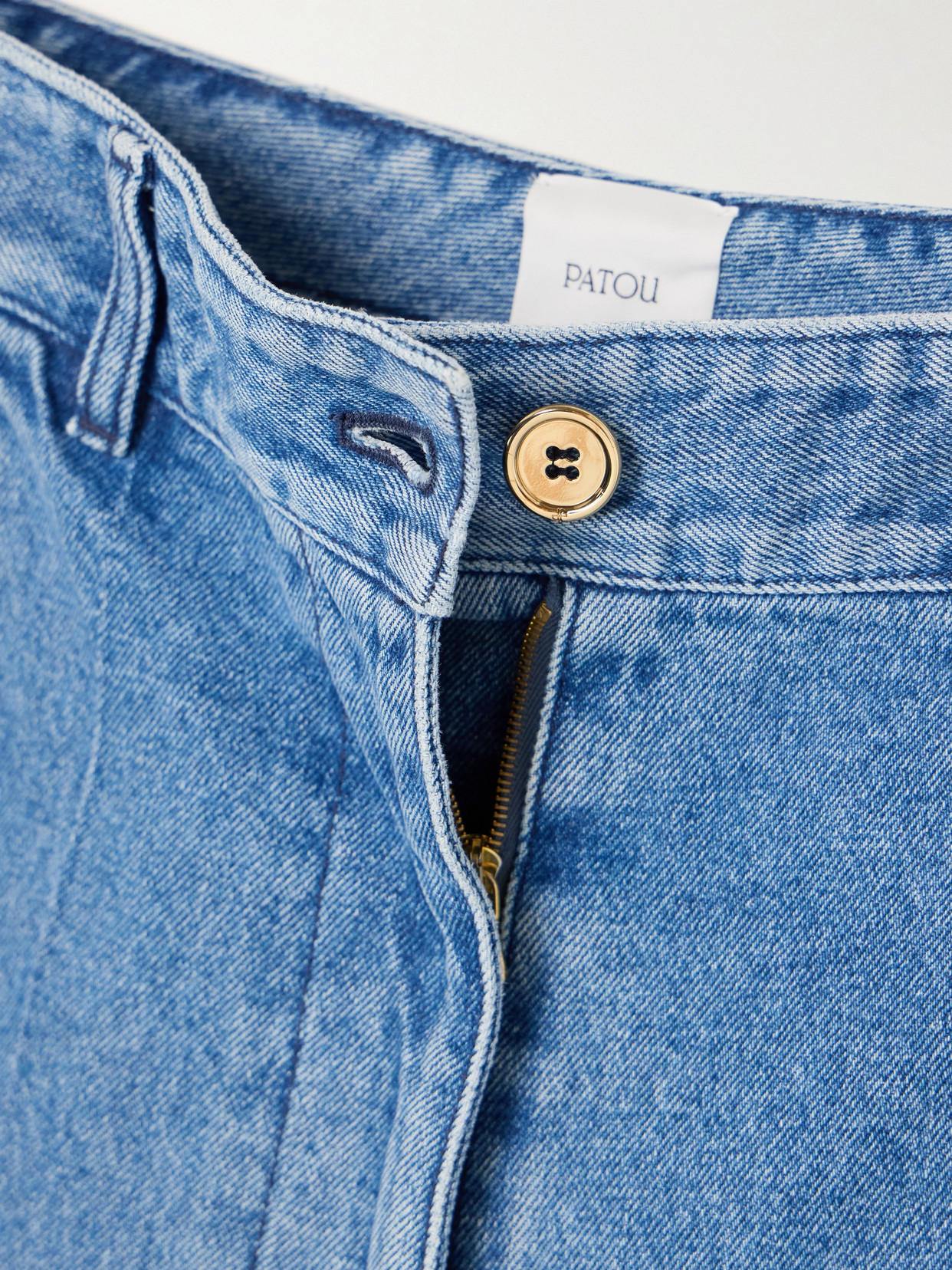 Patou Iconic Straight-leg Jeans In Blue
