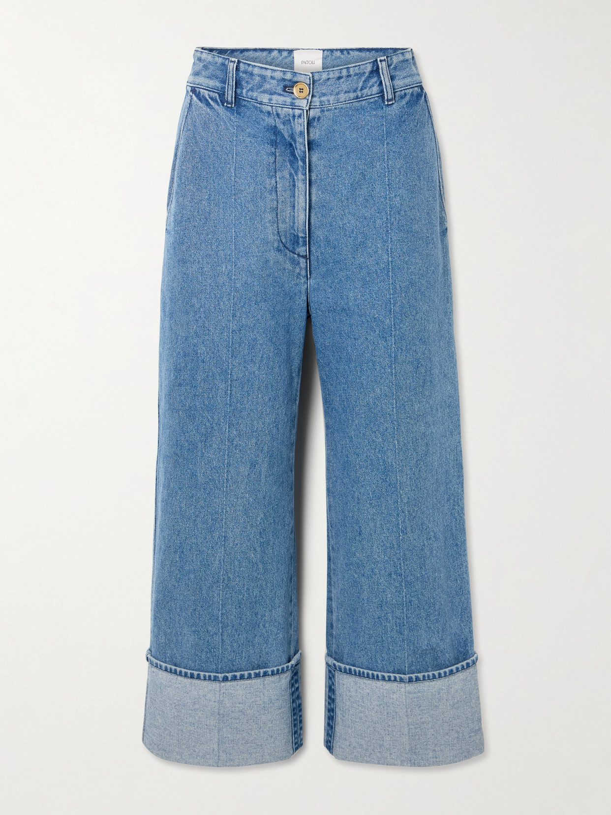 Patou Iconic Straight-leg Jeans In Blue