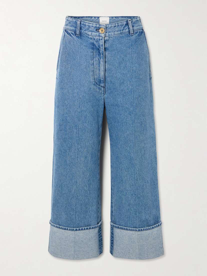 Patou Iconic High-rise Straight-leg Jeans