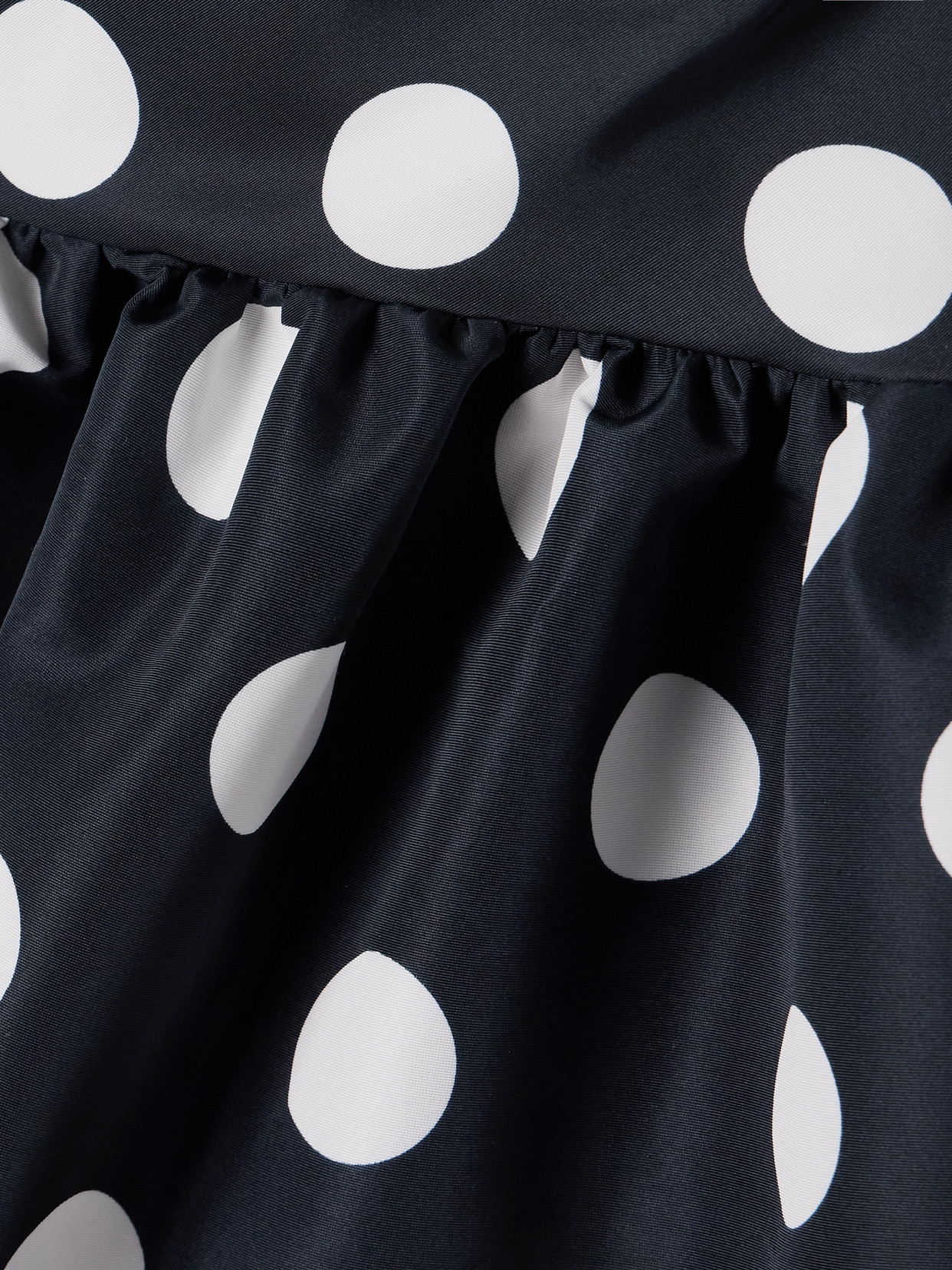 Shop Patou One-shoulder Polka-dot Faille Mini Dress In Blue