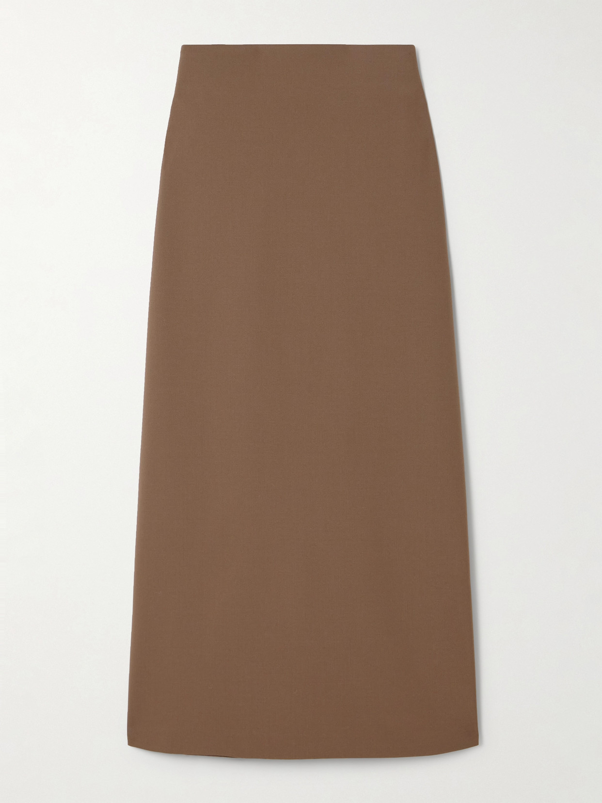 Loulou de Saison - Samos Stretch-wool Twill Maxi Skirt - Brown