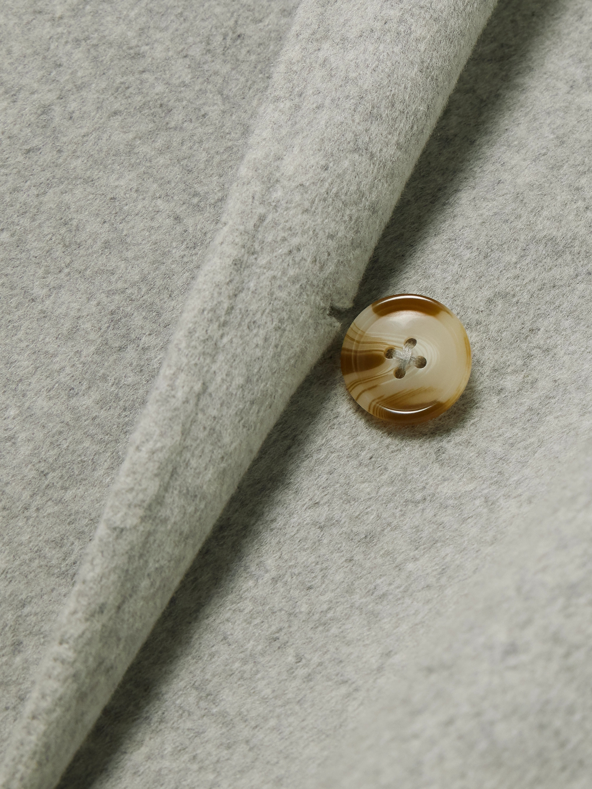 LOULOU DE SAISON Borneo double-breasted wool and cashmere-blend coat thumbnail