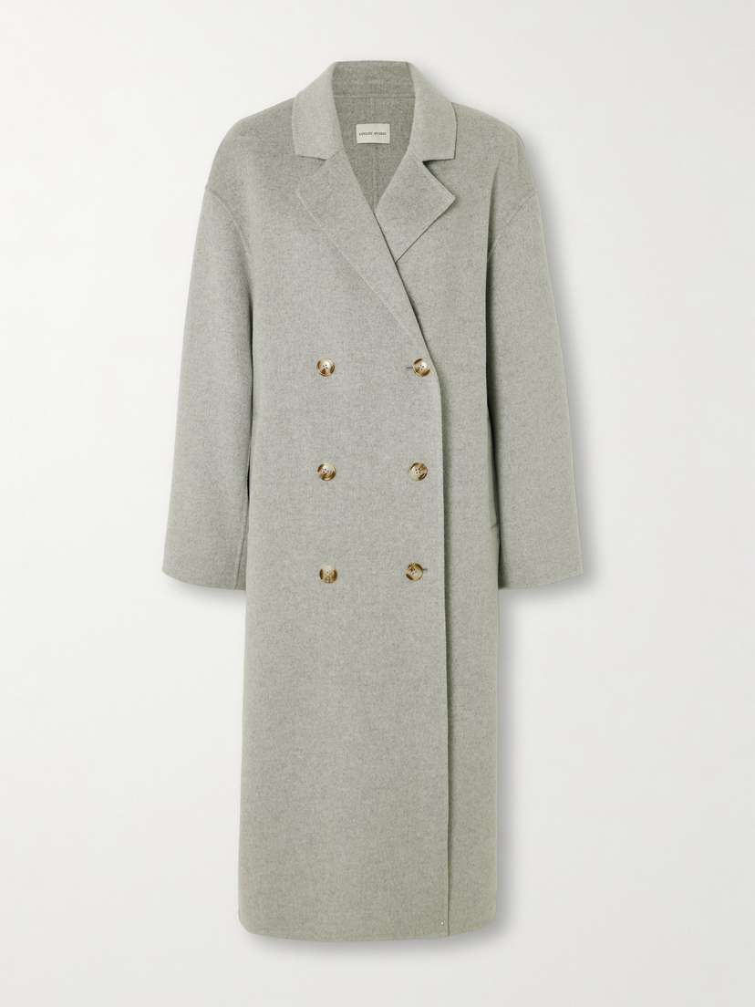 Loulou de Saison Borneo Double-breasted Wool And Cashmere-blend Coat
