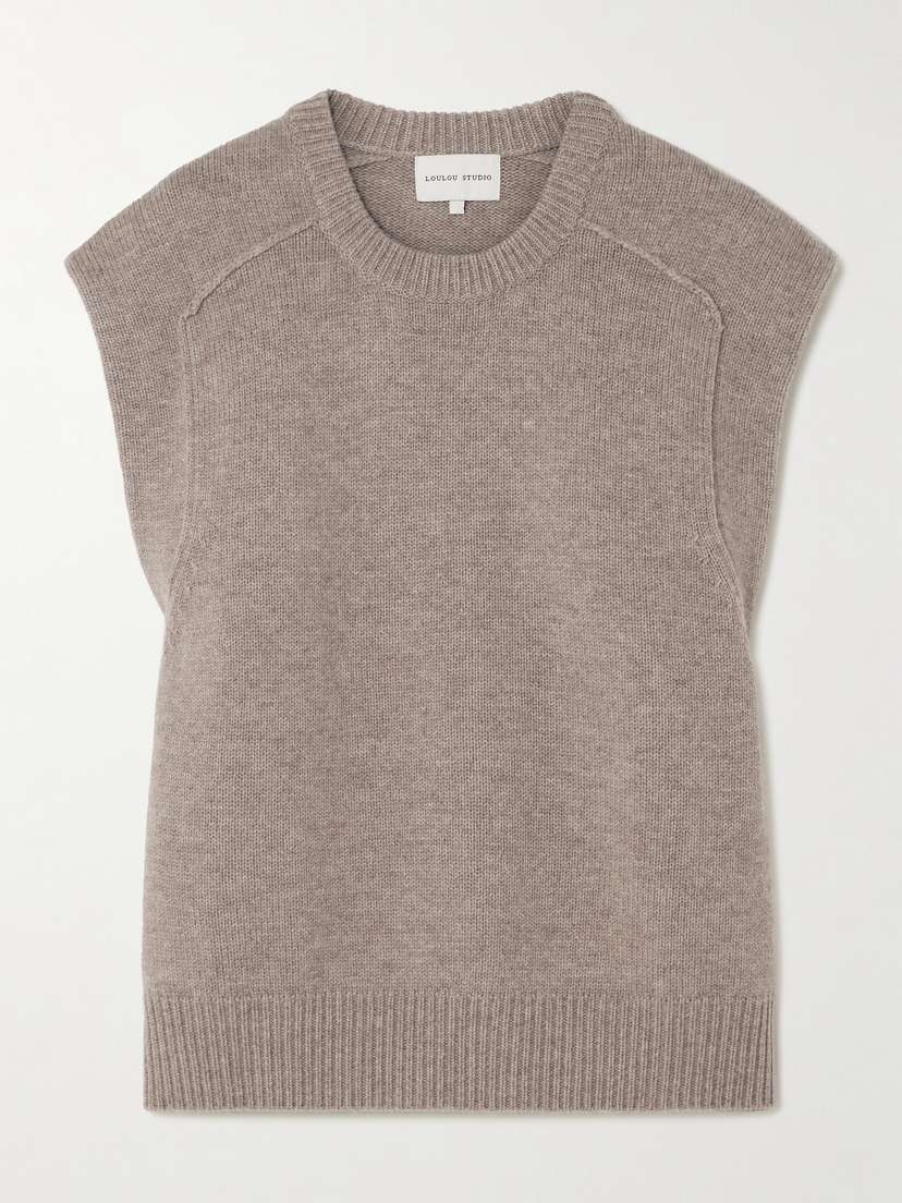 Loulou de Saison Mari Merino Wool And Cashmere-blend Vest