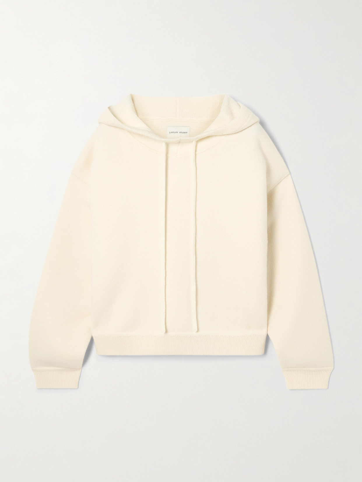 Loulou De Saison Sarla Cashmere Hoodie In Ivory