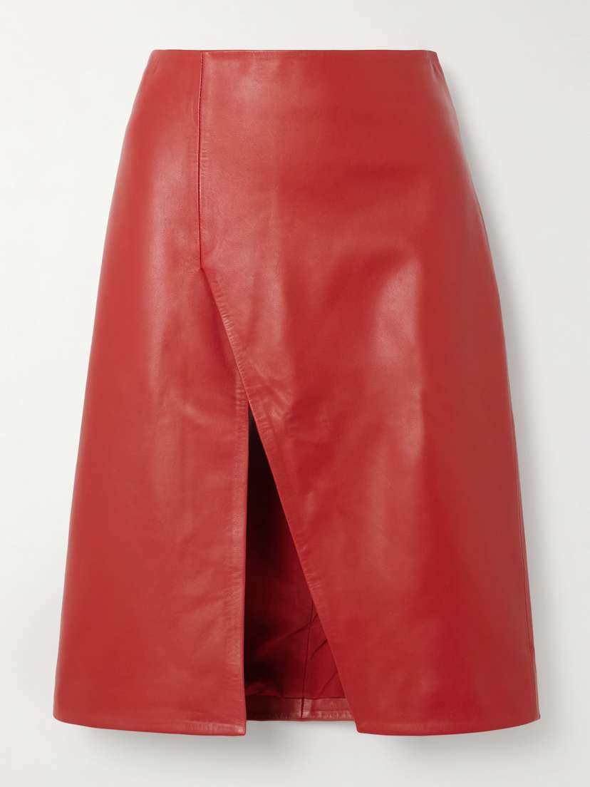 Loulou de Saison Ekare Leather Skirt