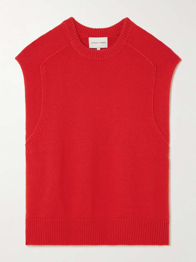 Loulou de Saison Mari Oversized Wool And Cashmere-blend Vest