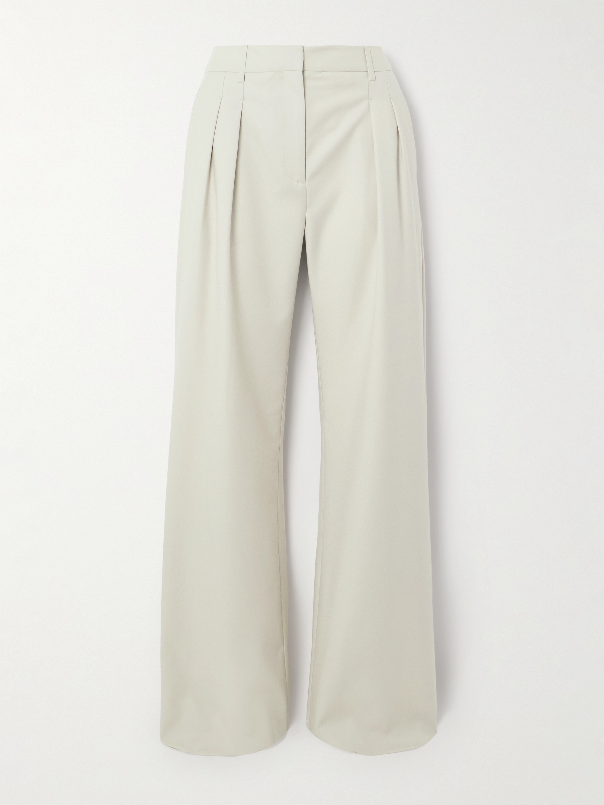 LOULOU DE SAISON Sbiru pleated wool wide-leg pants