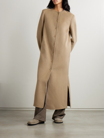 LOULOU DE SAISON Martil wool and cashmere-blend coat