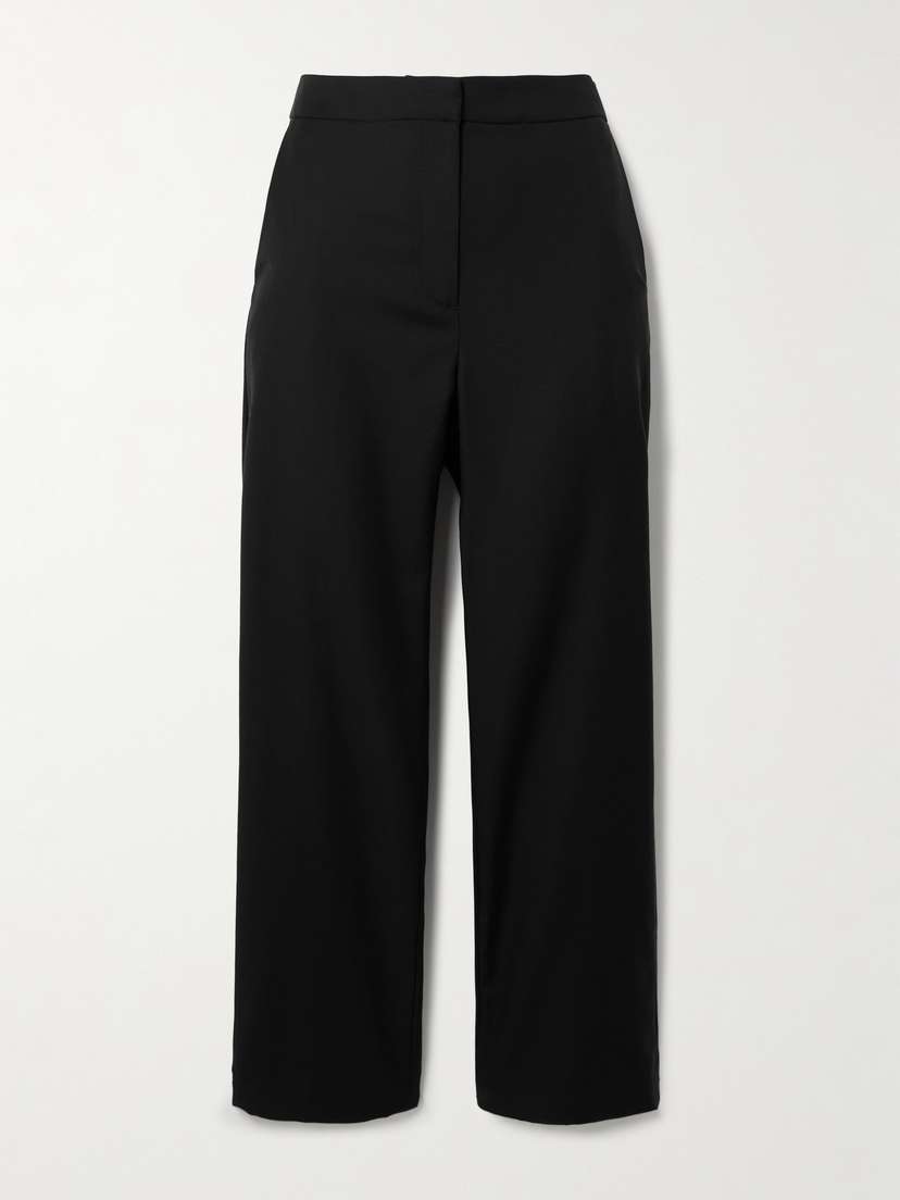 Loulou de Saison Sofe Cropped Wool-twill Straight-leg Pants