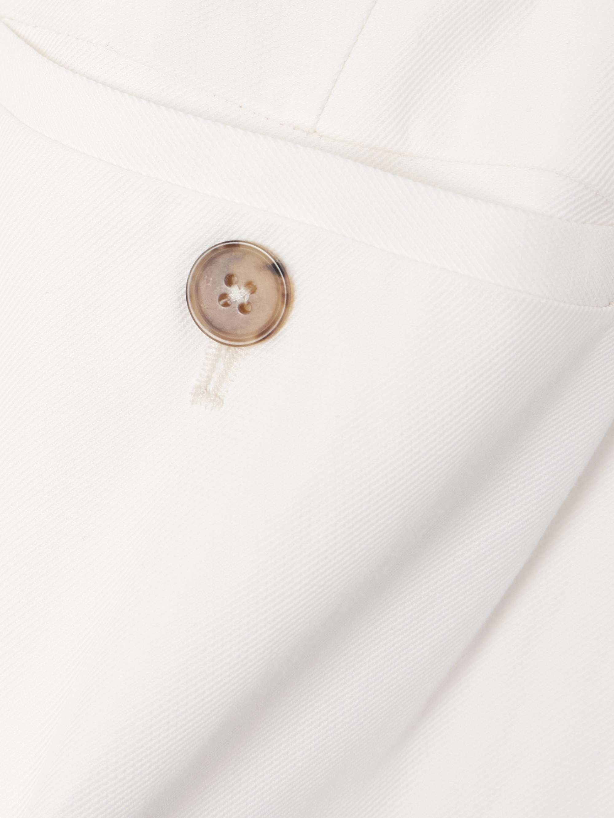 LOULOU DE SAISON Takaroa Hose mit geradem Bein aus Twill mit Falten