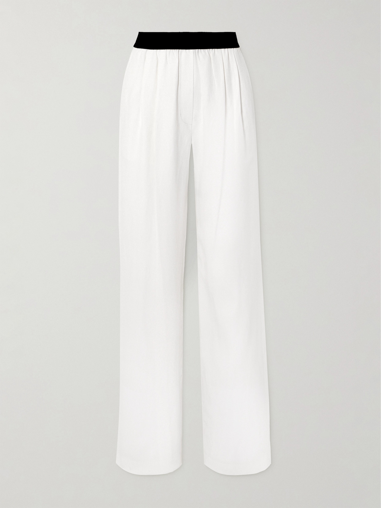 Loulou De Saison Takaroa Pleated Twill Straight-leg Pants In Unknown