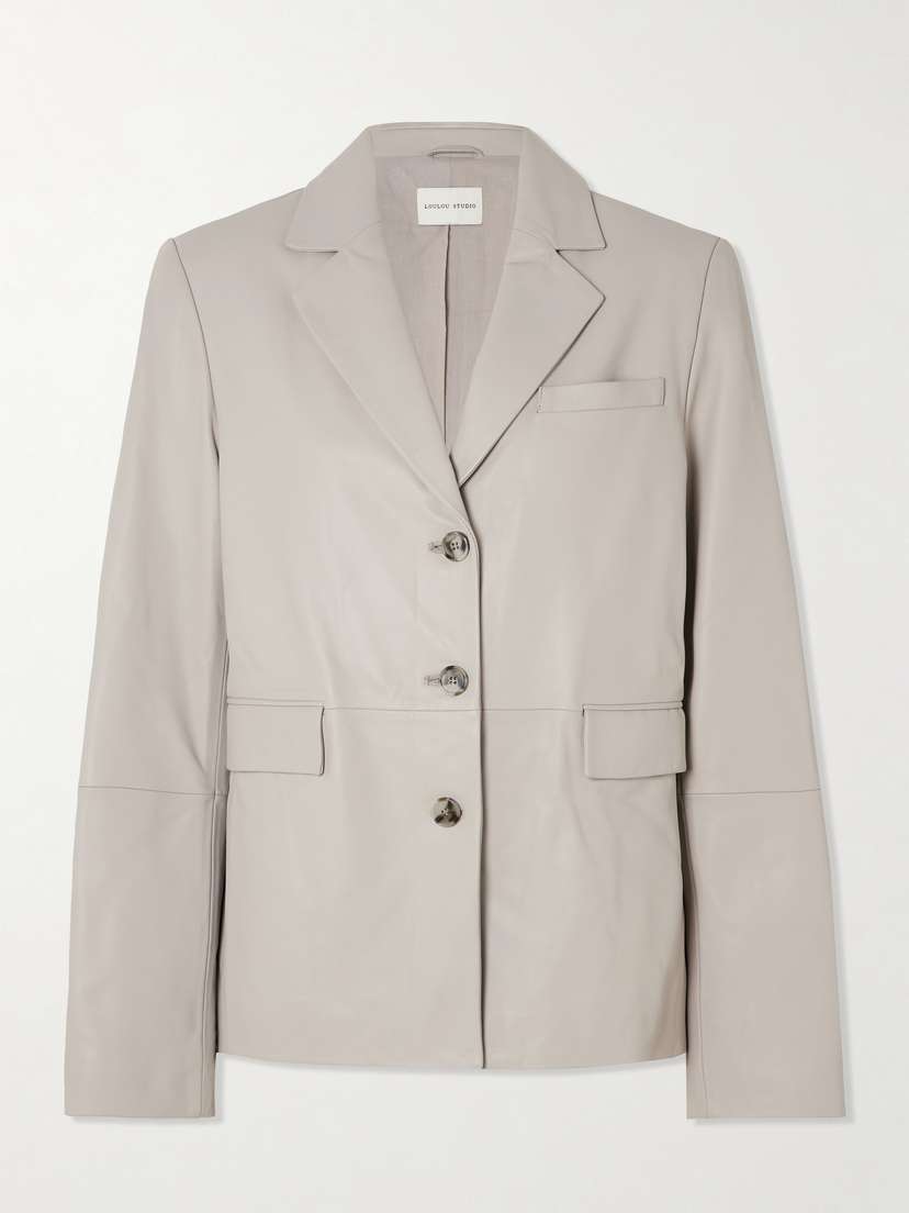 Loulou de Saison Aldo Leather Blazer