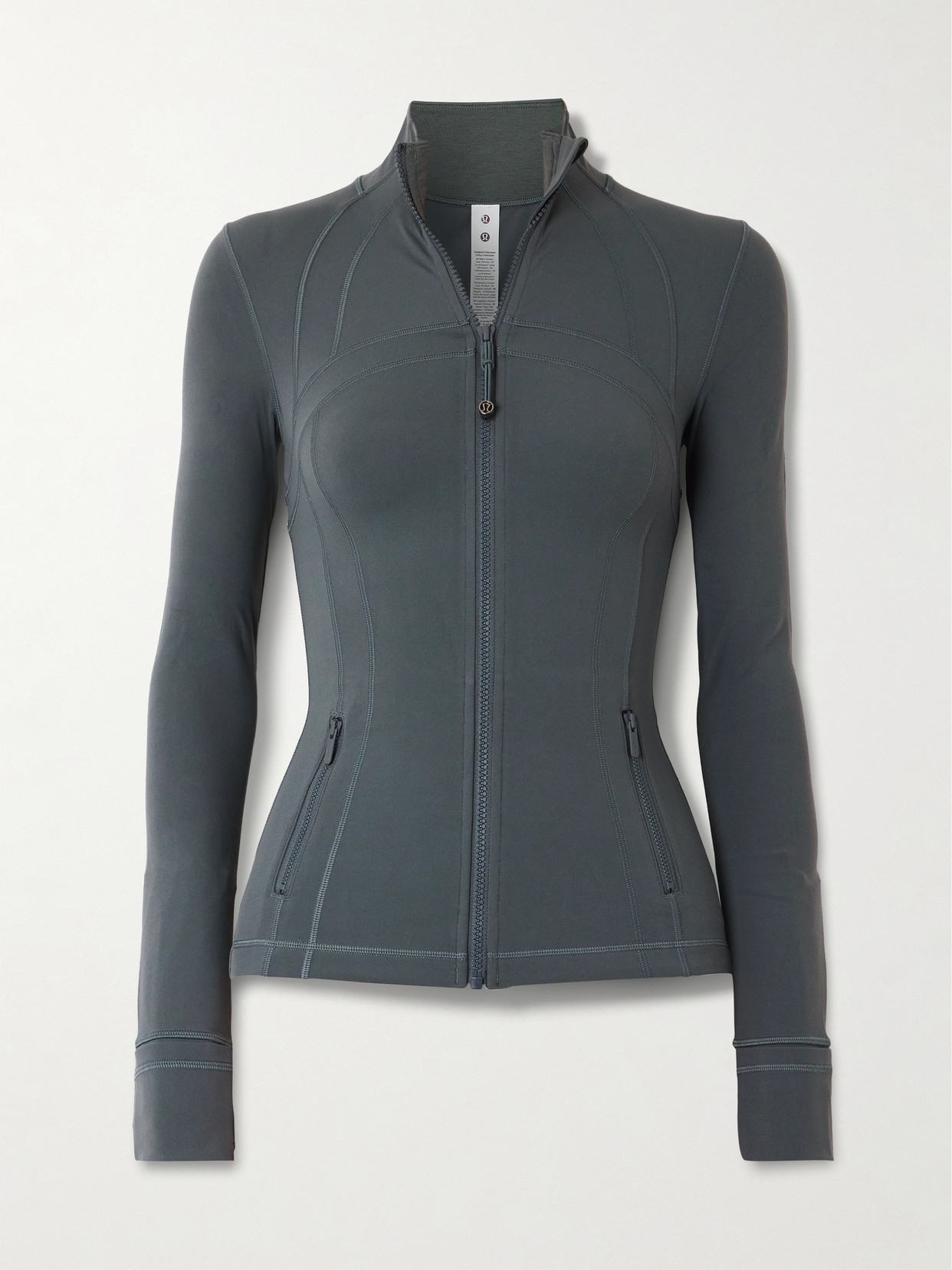 Lululemon Define Cropped Jacket Nulu In Blue