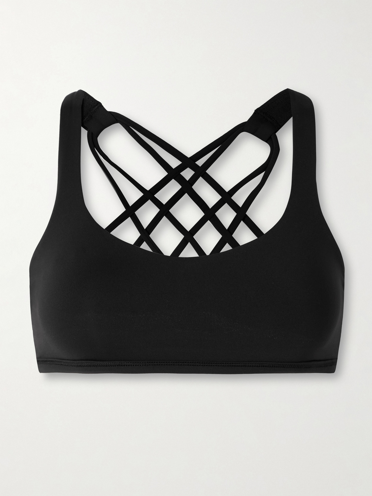 LULULEMON FREE TO BE WILD STRETCH-KNIT SPORTS BRA