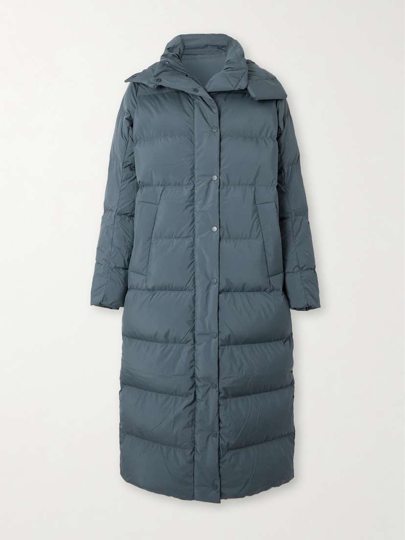 lululemon Wunder Puff Long Hooded Quilted Recycled-softmatte™ Down Jacket