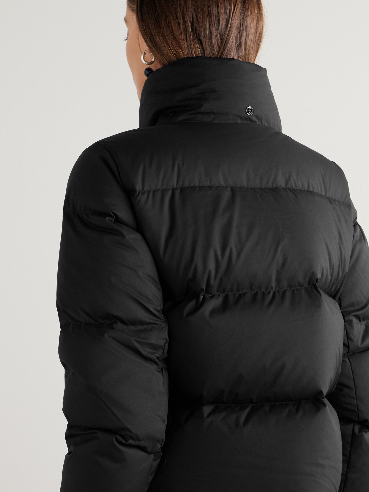 Lululemon Wunder Puff Cropped Jacket In Black