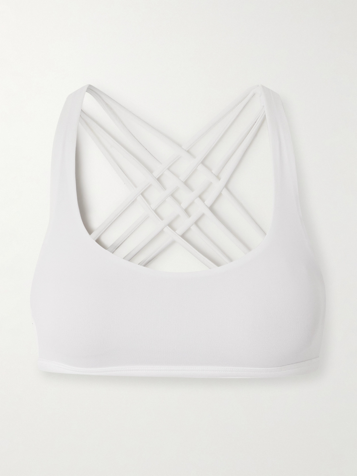 Lululemon Free To Be Ribbed Luxtreme™ Sports Bra In White