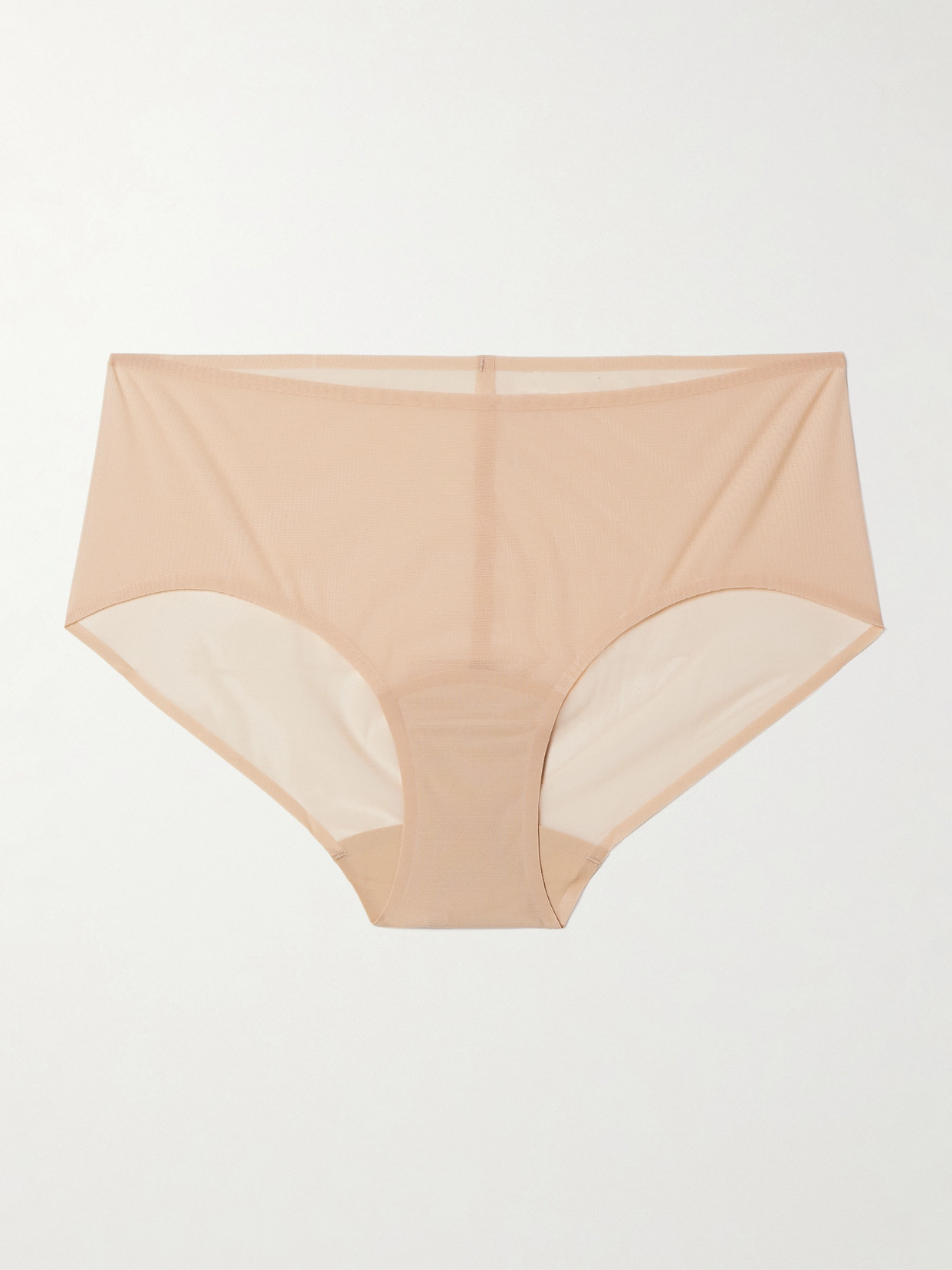 Commando Stretch-mesh Briefs In Neutrals