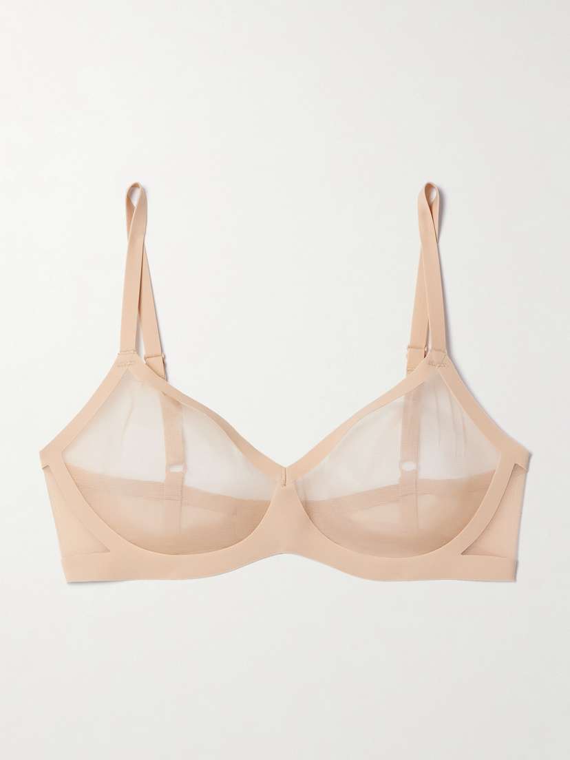 Commando Stretch-mesh Soft-cup Bra