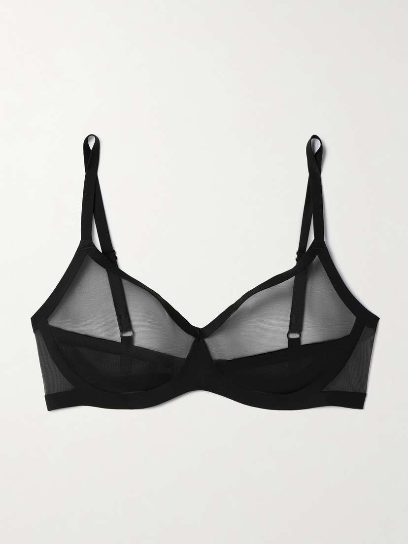 Commando Stretch-mesh Soft-cup Bra