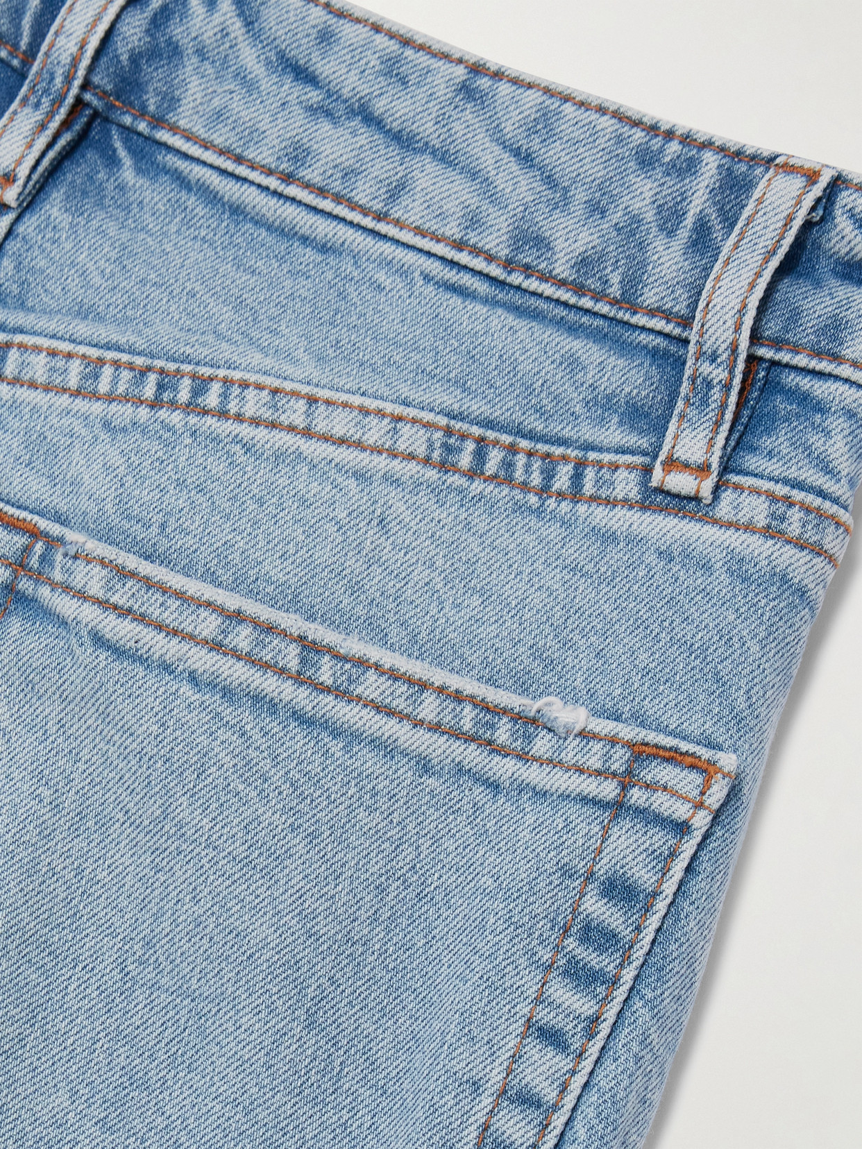 Frame The Wide High-rise Wide-leg Jeans In Blue