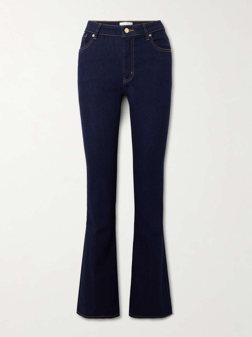 Frame Reboot Super Stretch High-rise Bootcut Jeans