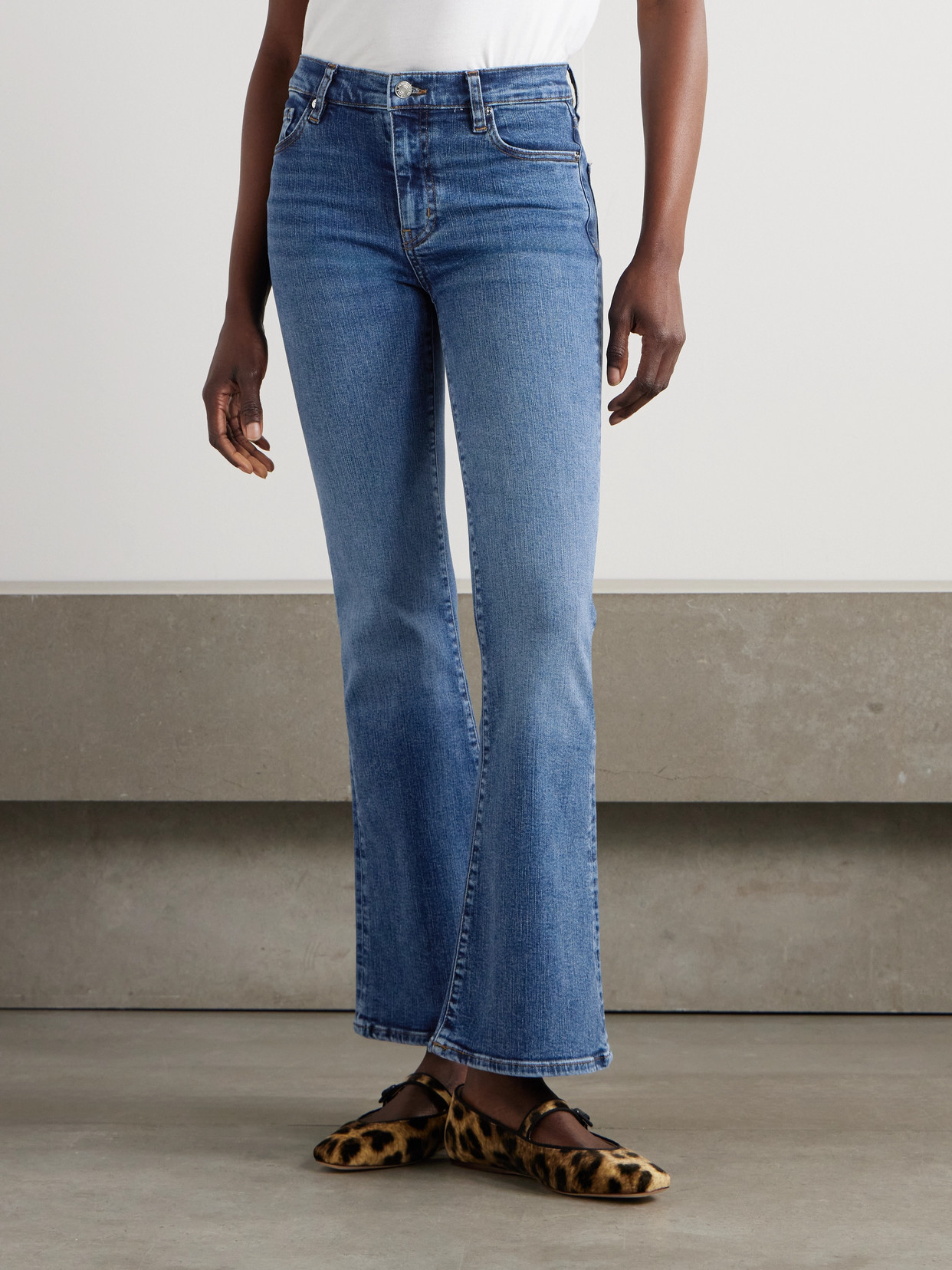FRAME THE ICON FLARED JEANS