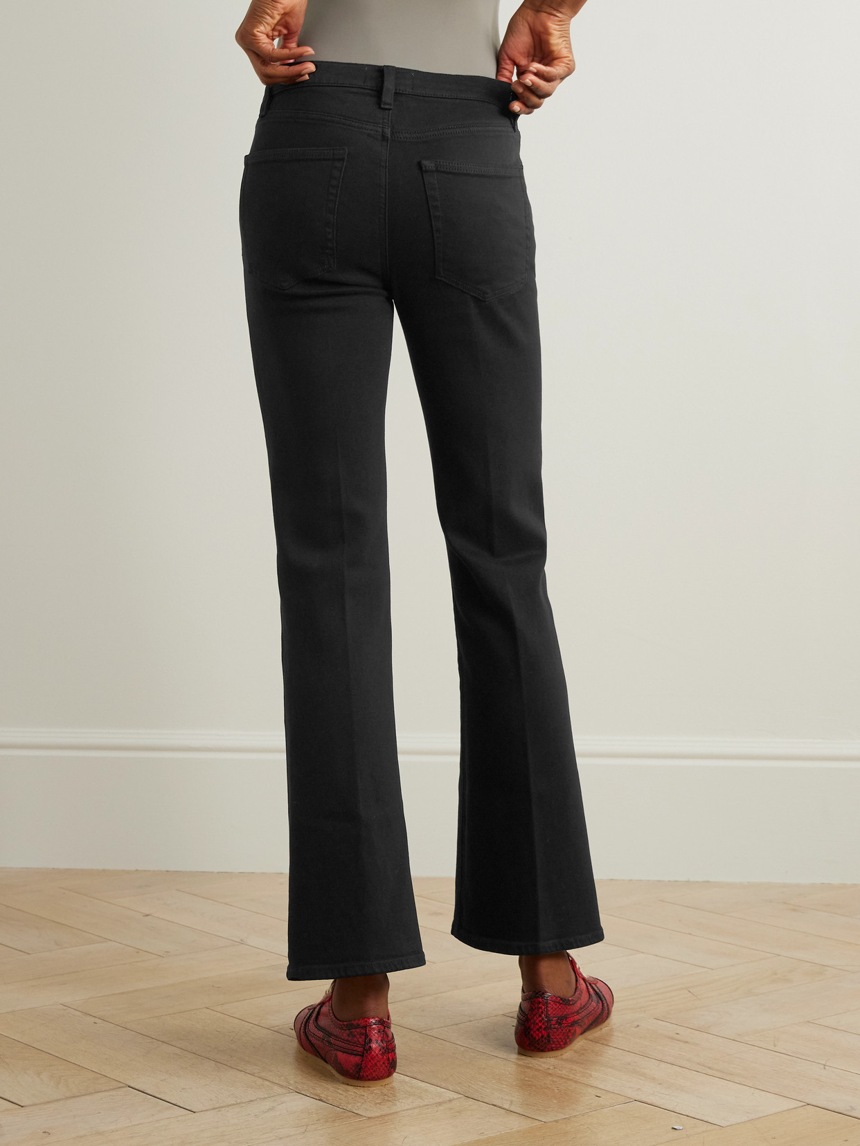 The Icon Low-Rise Bootcut Jeans