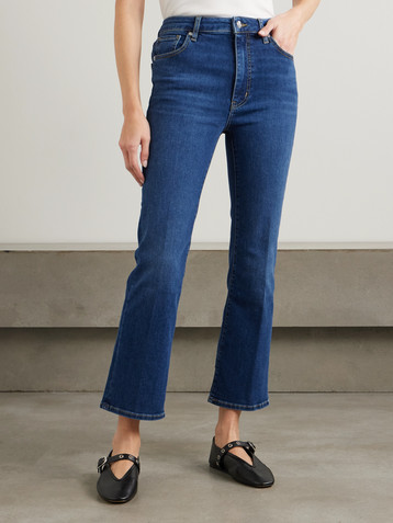 FRAME The Pencil cropped high-rise slim-leg jeans