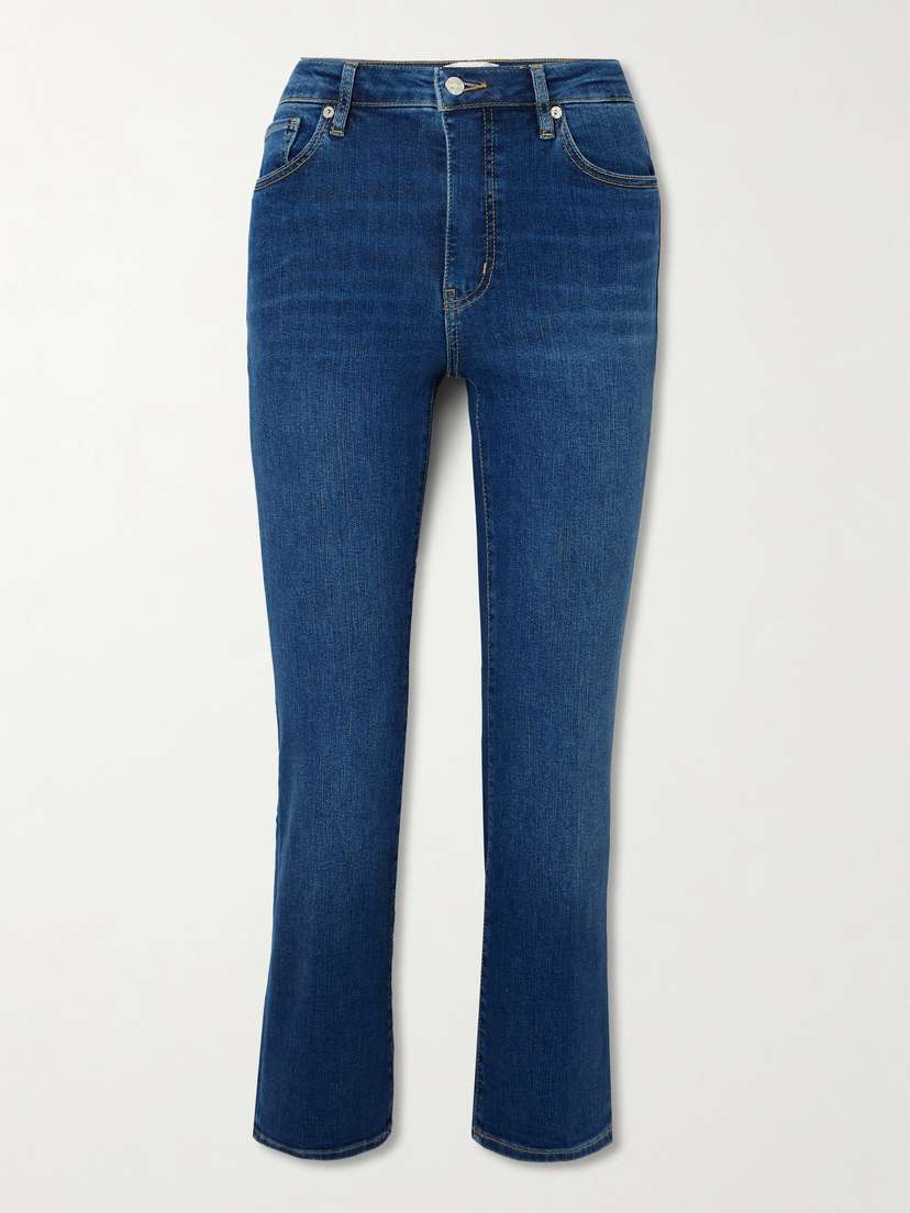 Frame The Pencil Cropped High-rise Slim-leg Jeans