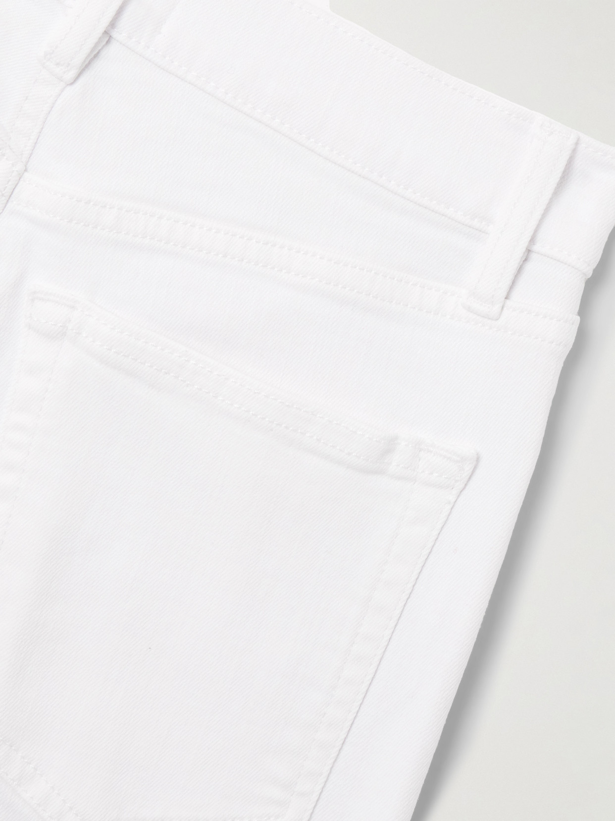 Frame High Rise Le Palazzo Crop Jean In Au Natural Clean Raw After In White