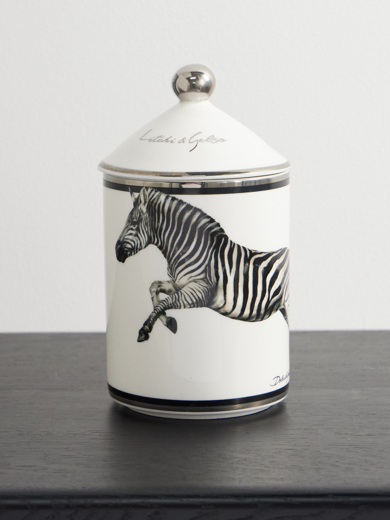 Dolce & Gabbana - Lychee And Mulberry Scented Candle, 340g - Zebra print