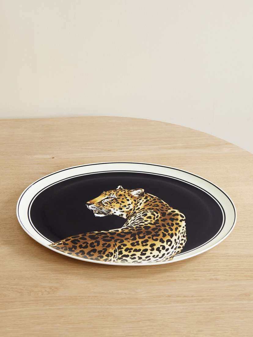 Dolce & Gabbana Printed Porcelain Platter