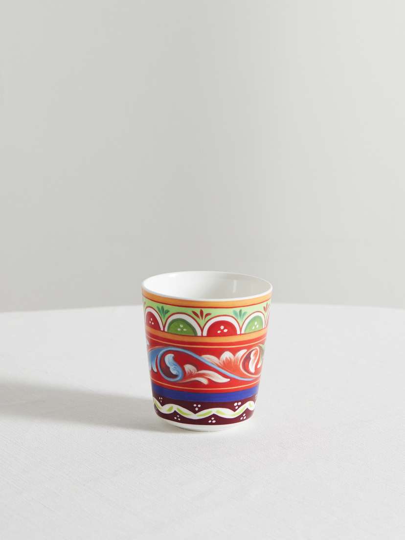 Dolce & Gabbana Printed Porcelain Cup