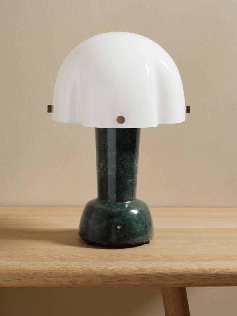 Soho Home Rio Portable Marble And Glass Lamp