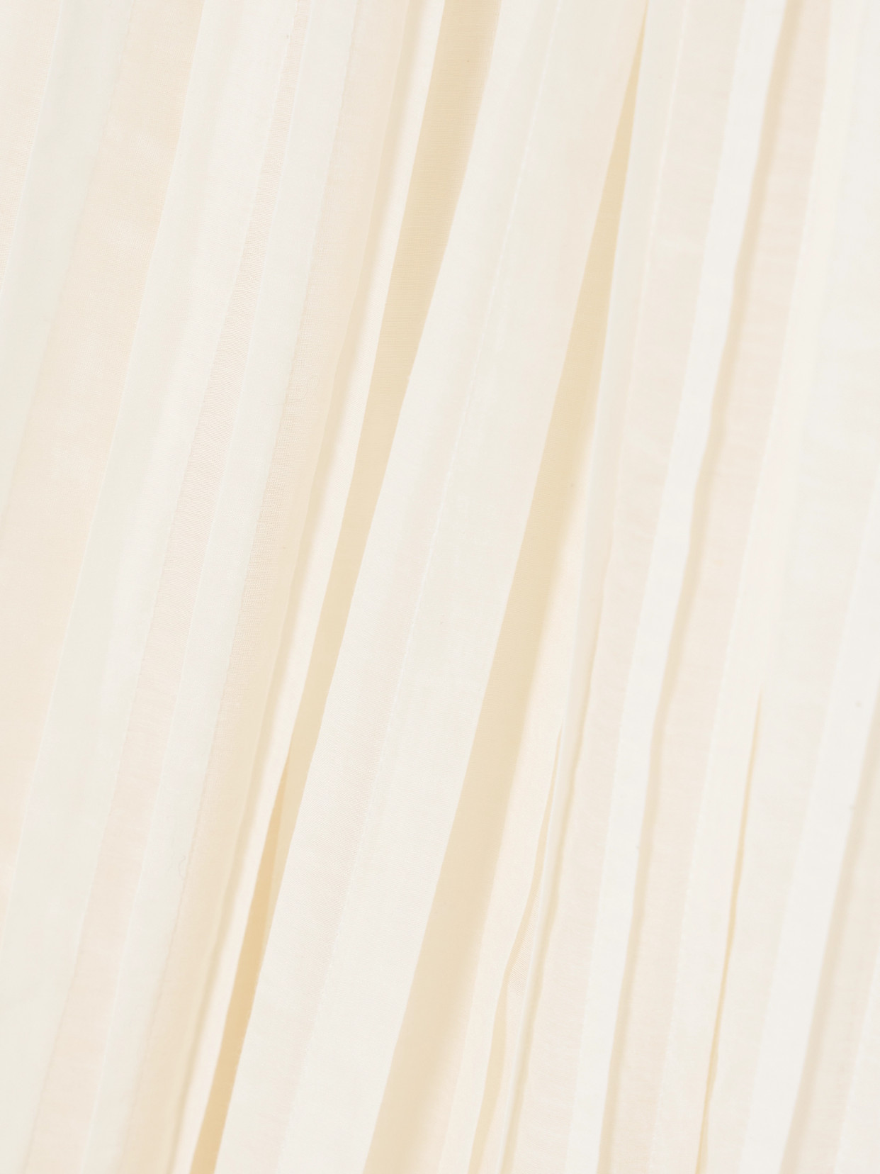 Pintucked Cotton And Silk-Blend Voile Midi