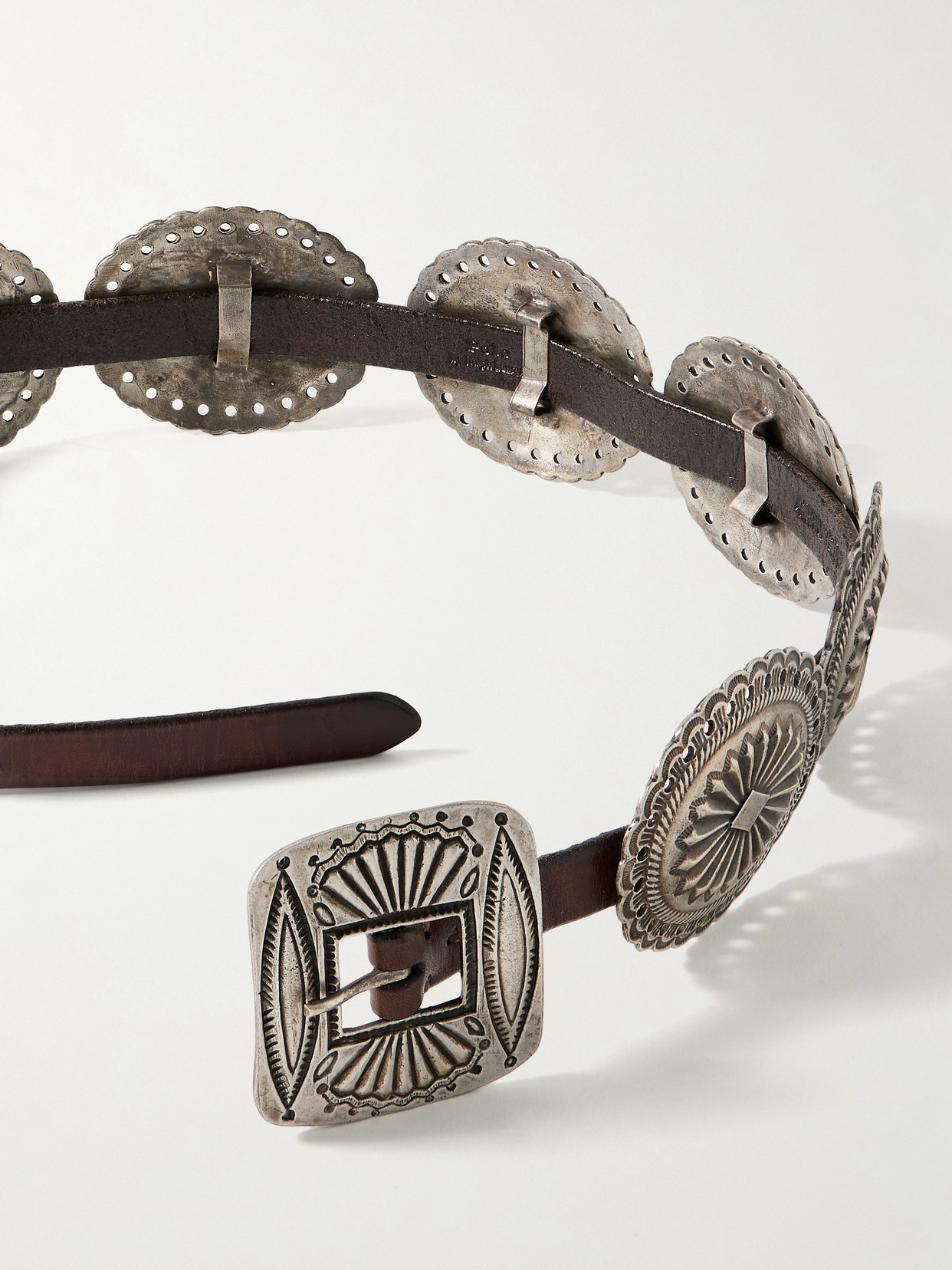 Polo Ralph Lauren Cnc Belt In Brown