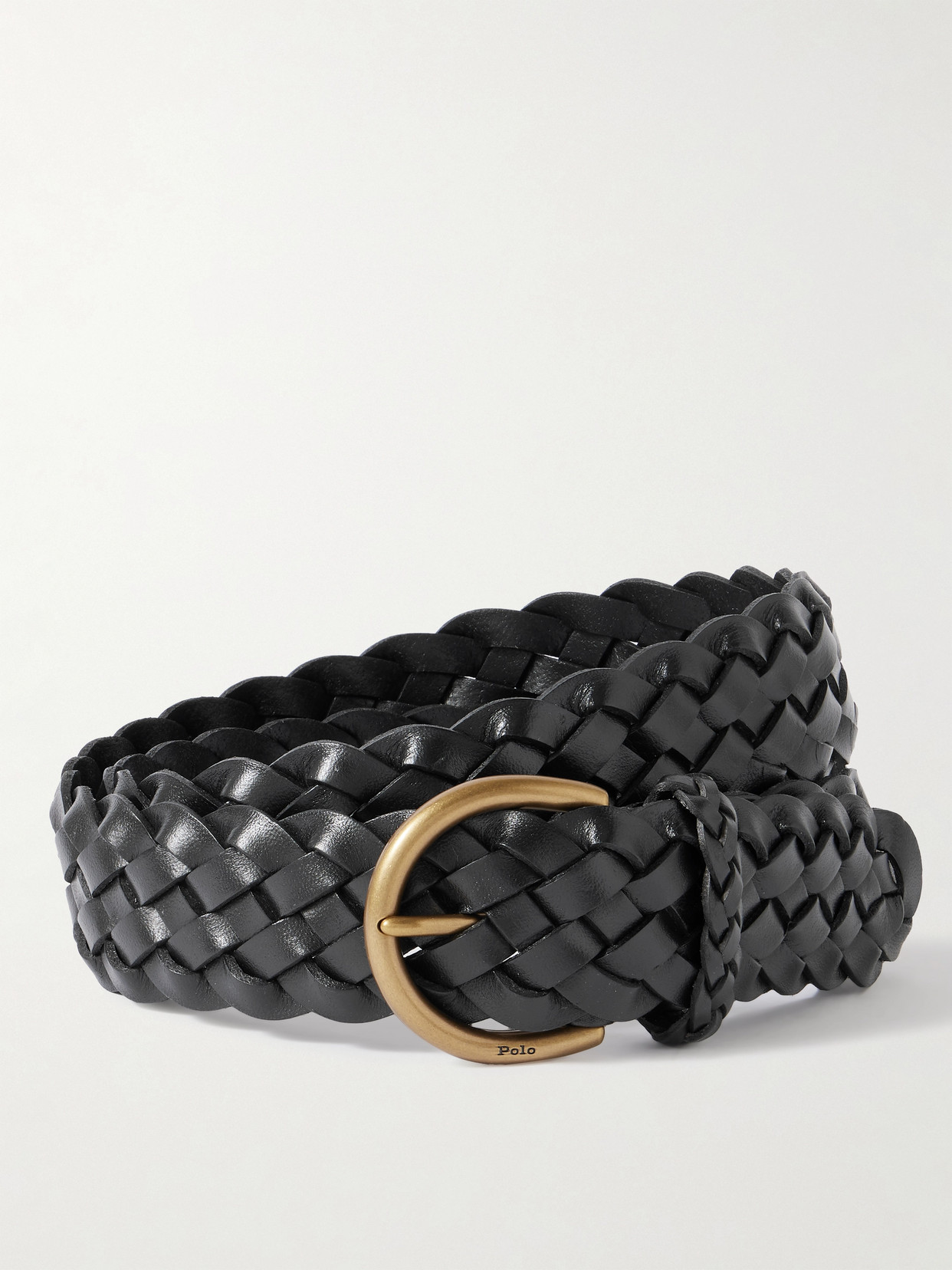 Polo Ralph Lauren - Braided Leather Belt - Black