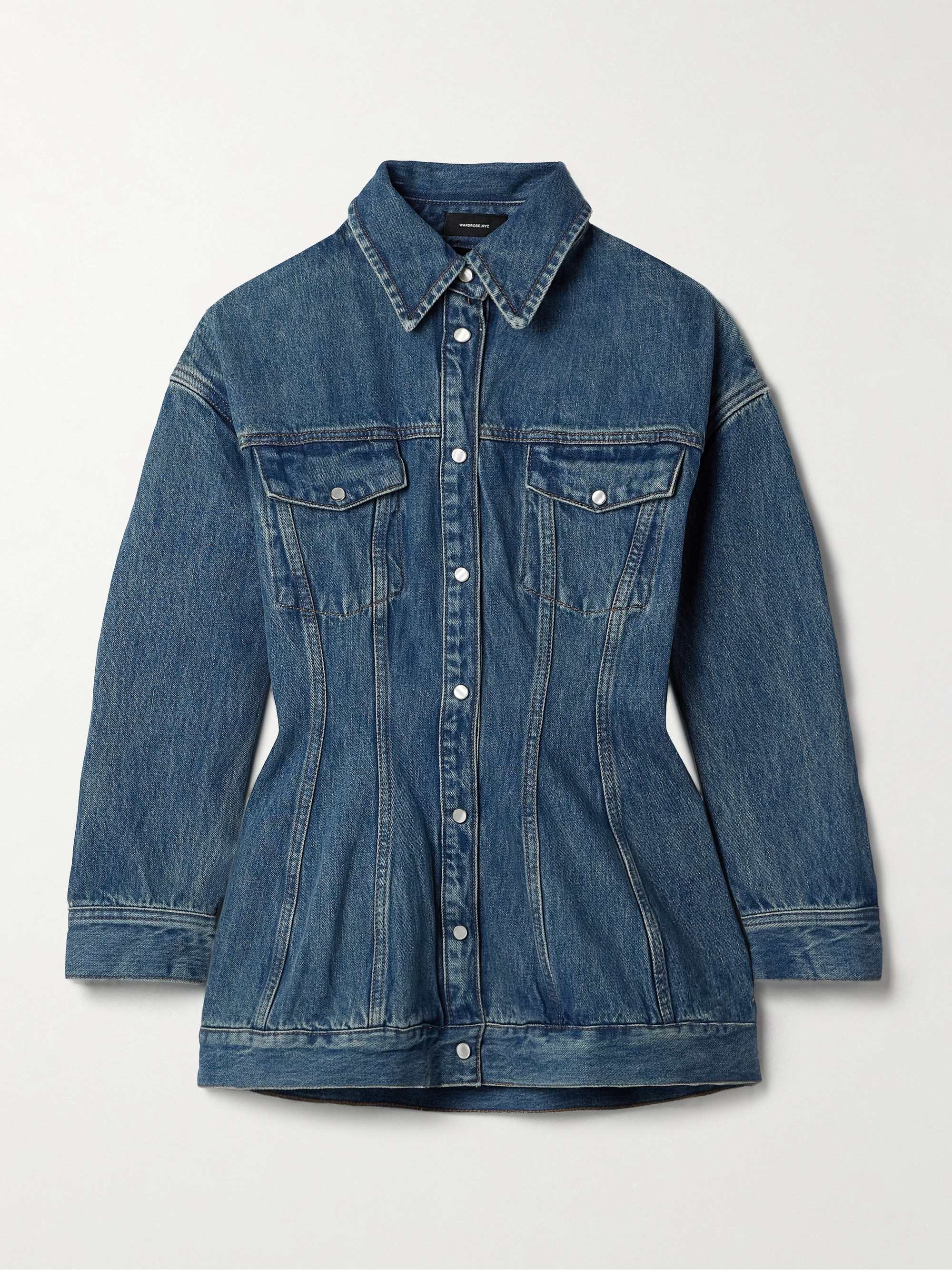 Wardrobe.NYC Contour denim jacket thumbnail